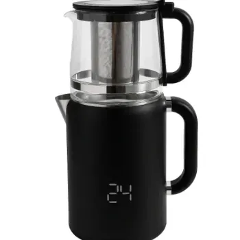 Hervidor de Agua e Infusor Electrico Haceb Jarra de Vidrio_1